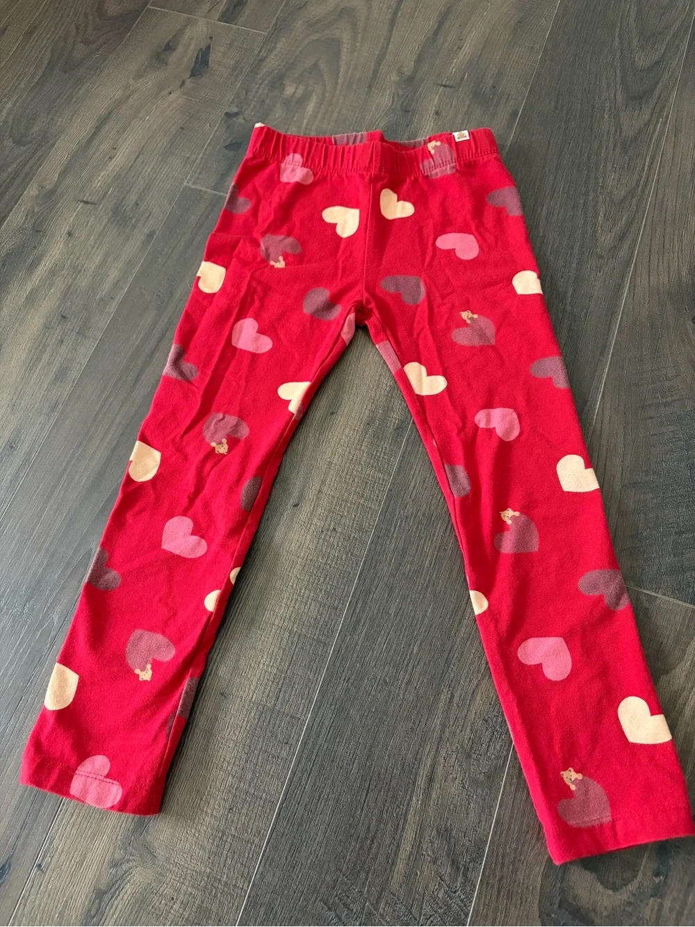GAP Red Heart Print leggings